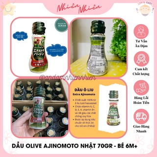 Dầu Olive Ajinomoto extra 70g chai thủy tinh cho bé ăn dặm từ 6 tháng - Date: 1/2023