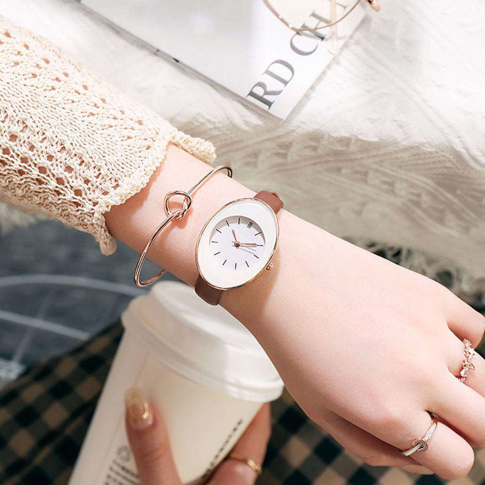 NIUYOU Đồng Hồ Quartz Nữ Dây Da Thời Trang