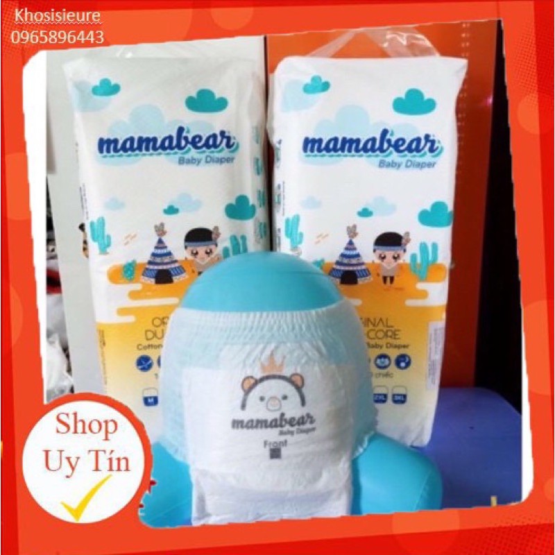 Bỉm quần mama bear M50/L50/XL50/XXL50 miếng [ Bao bì mới]