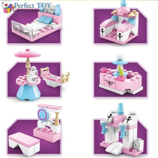 Bộ Đồ Chơi Giáo Dục 131 Món KT Girl City Cho Bé Gái