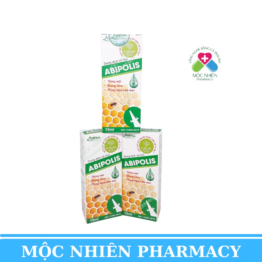 Xịt Mũi, Xịt Mũi Abipolis, Thông Mũi, Phòng Ngừa Cảm Cúm, Mộc Nhiên Pharmacy