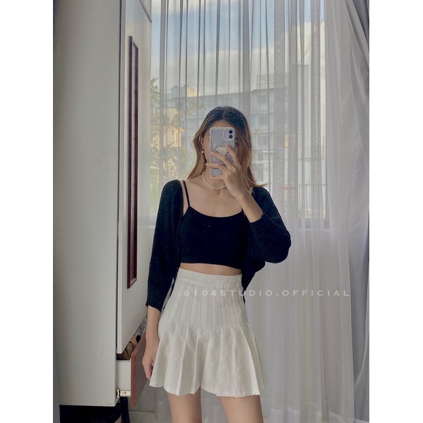 Áo khoác len mỏng cardigan mỏng