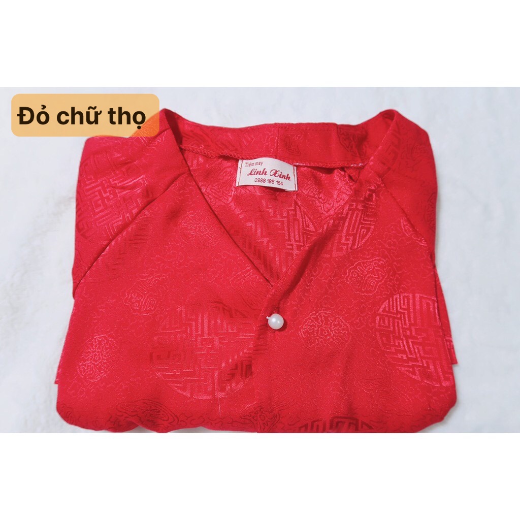 Áo Bà Ba Lụa Gấm Đi Lễ Chùa