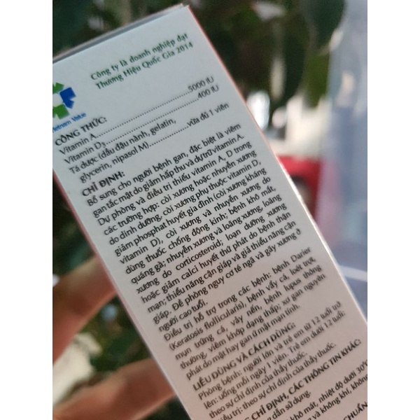 Viên uống Vitamin AD hãng OPC - Đông Anh Pharmart