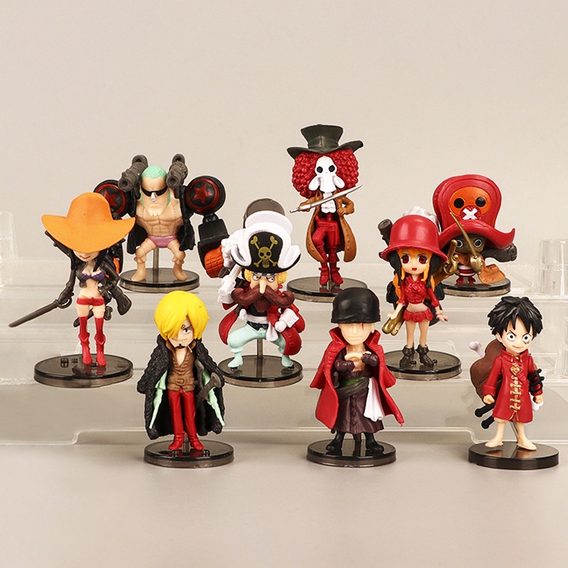Bộ mô hình nhân Vật chibi One piece WCF BĂNG MŨ RƠM anime Phiên bản kỉ niệm