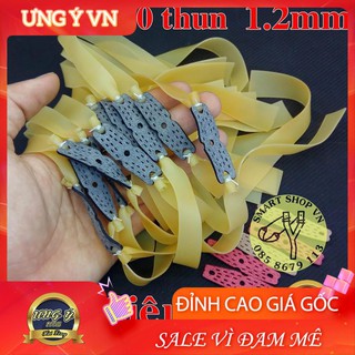 COMBO 10 BỘ DÂY THUN CAO SU ĐÃ CỘT SẴN MIẾNG DA, 5 BỘ DÂY THUN ĐÃ CỘT SẴN MIẾNG DA