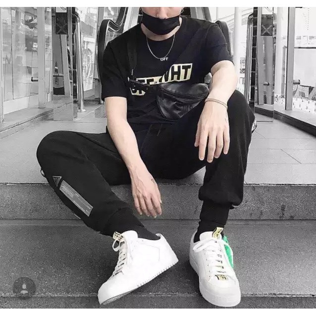 Áo thun Stee OFF WHITE MOTO Unisex