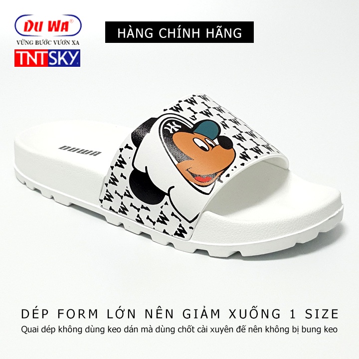 Dép nam, nữ quai ngang siêu nhẹ DUWA - Hàng chính hãng - SH9032 Trắng