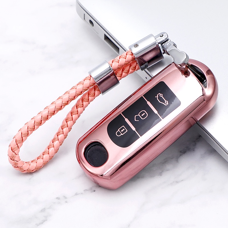 Vỏ Bảo Vệ Chìa Khóa Thông Minh Cho Mazda 2 3 6 Atenza Axela Demio CX-5 CX5 CX-3 CX7 CX-9 2015-2019