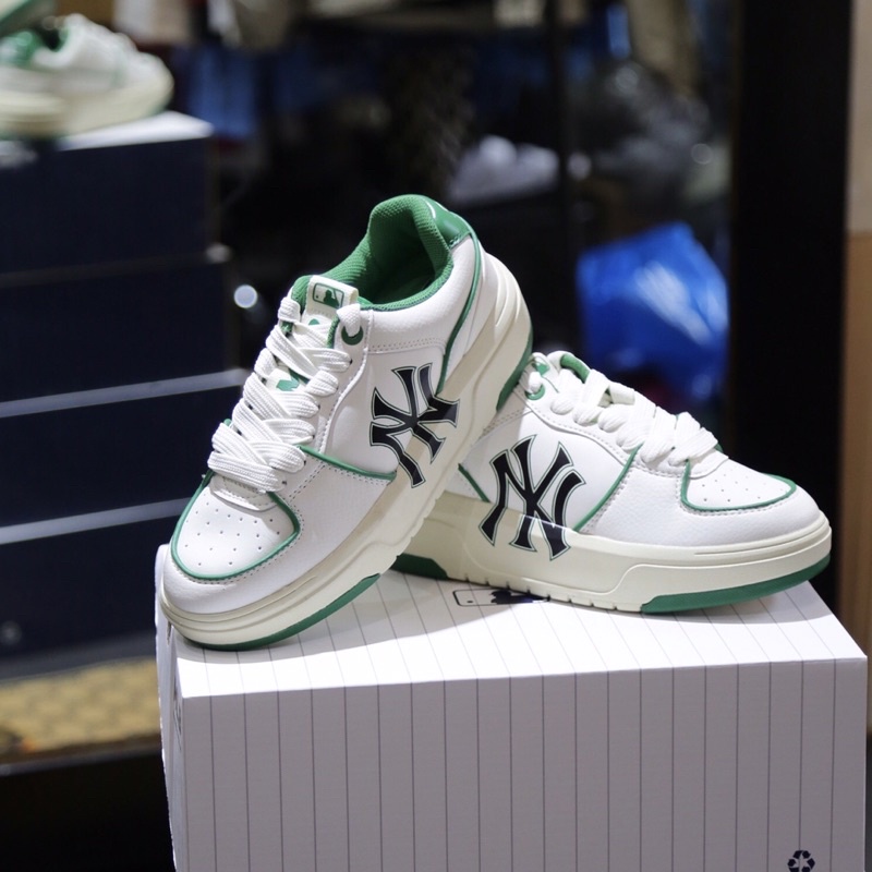 Giày thể thao đế cao trắng đen Linear m. lb