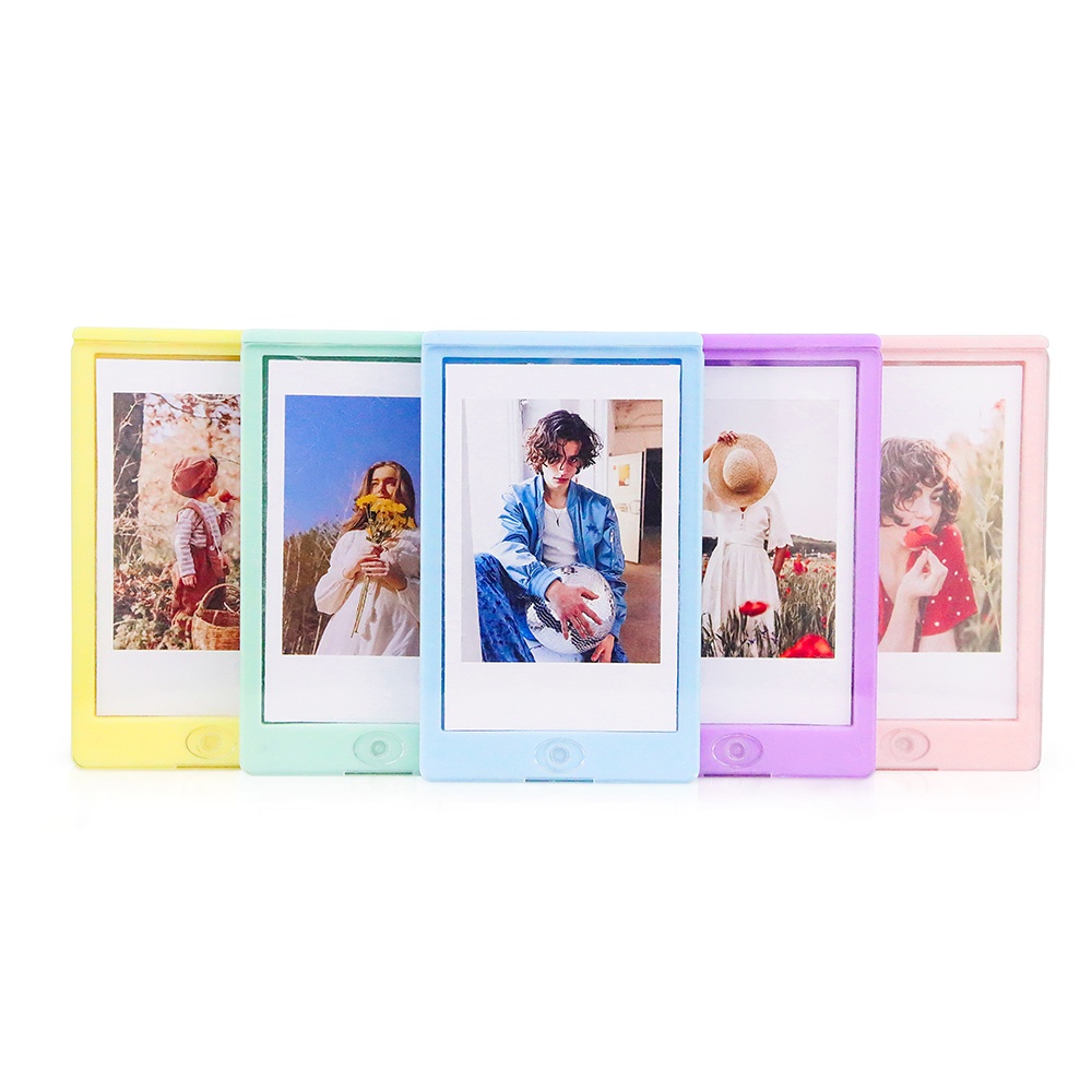 1 Khung Ảnh Nam Châm Màu Macaron Cho Máy Ảnh Fujifilm Instax Mini