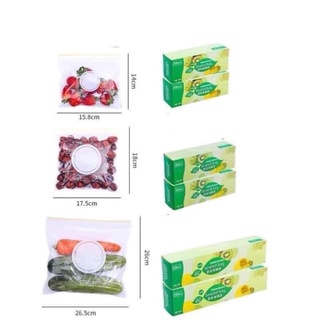 Sét 3 hop túi zip đựng thực phẩm có khoá