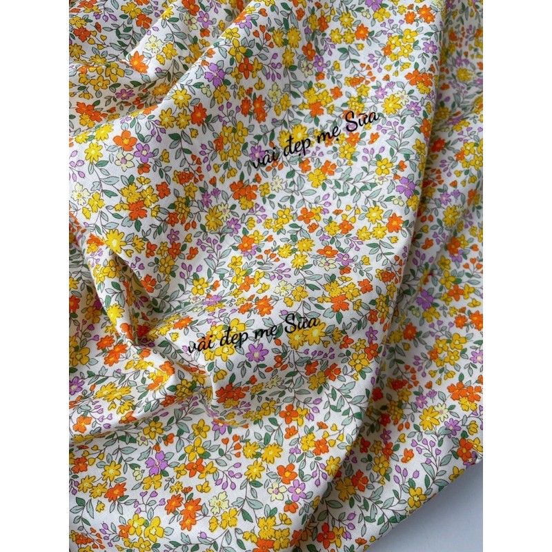 Vải thô cotton mềm mát 100% cotton