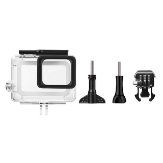 Waterproof Housing for GoPro Hero (2018)/6/5, Underwater Protective Case Shell 45M with Quick Release Bracket & Thumbscrew for Go Pro HERO (2018) Hero6 Hero5 Action Camera