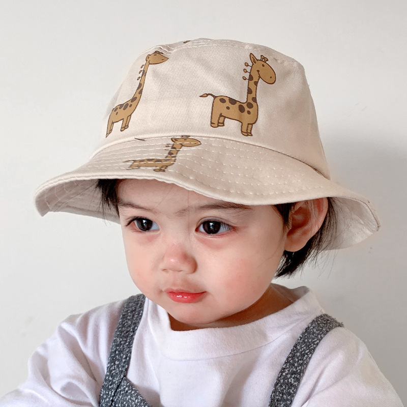Mũ Lưỡi Trai Hình Hươu Cao Cổ Cho Bé Trai Và Bé Gái