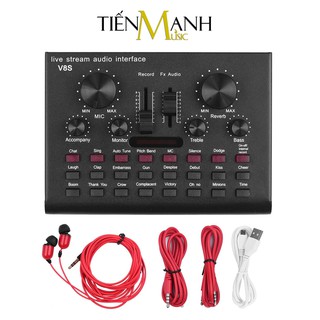 Sound Card V8S Live Stream Thu Âm