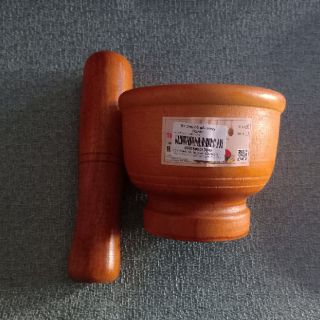 Bộ cối chày gỗ cao cấp - Hiệu Happy Kitchen
