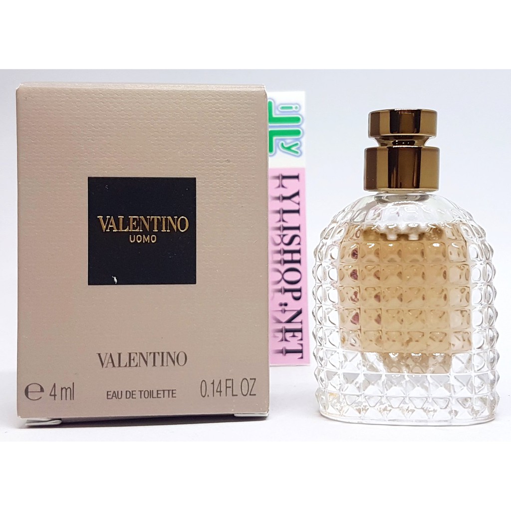Nước hoa mini VALENTINO UOMO Eau de toilette chai 4 ml chính hãng