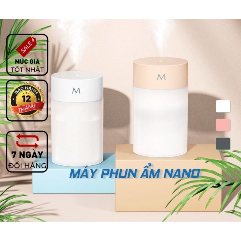 Máy Xông Tinh Dầu Mini Phun Sương Khuếch Tán Tinh Dầu Tỏa Hương Thơm Dùng Cho Phòng Ngủ Và Trong Xe Hơi Khử Khuẩn Gía Si