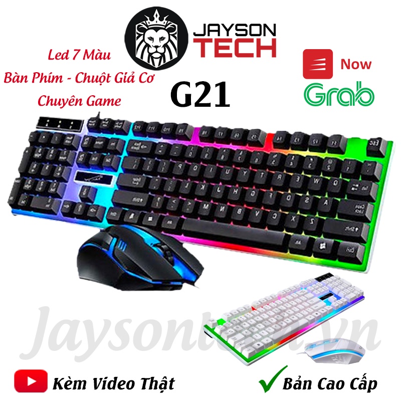 Bàn Phím Giả Cơ G21 , Bàn Phím Máy Tính Led Chuyên Game , Chuột Chơi Game JAYSONTECH