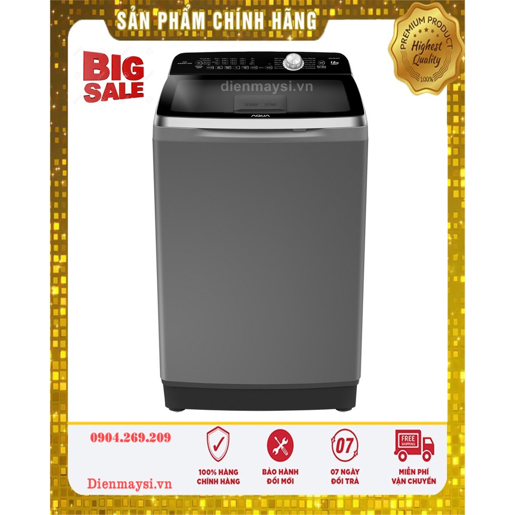 Máy giặt Aqua 10 Kg AQW-FR100ET S (Miễn phí giao tại HCM-ngoài tỉnh liên hệ shop)