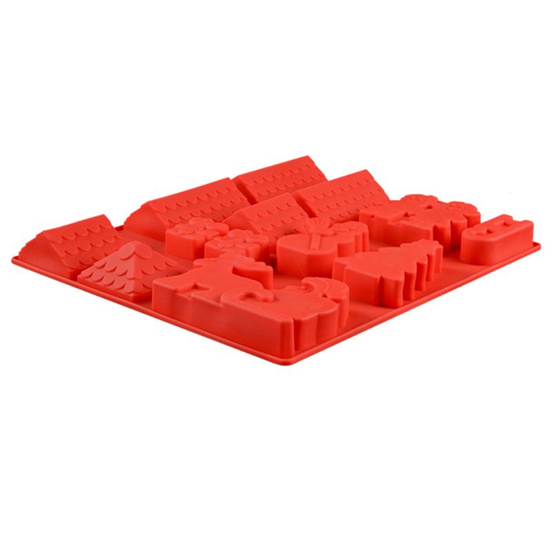 Khuôn Silicone Làm Bánh Phong Cách Giáng Sinh Đáng Yêu