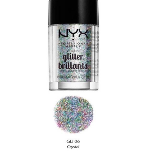 Bột nhũ bắt sáng mắt và toàn thân NYX Gliter Brilliants Crystal