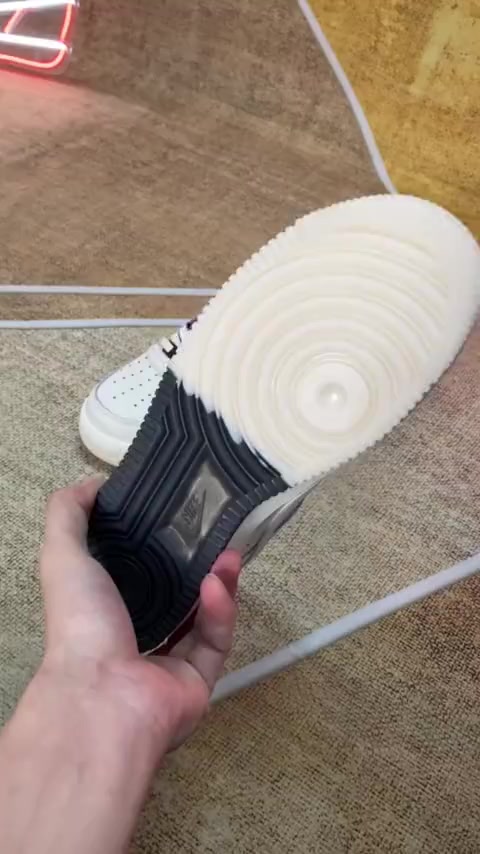 Giày Air Force 1 Brooklyn Sail Black phản quang, Giày nike_AF1 Âm Dương đế 2 màu bản chuẩn Full Box Bill - Sẵn Hàng | BigBuy360 - bigbuy360.vn