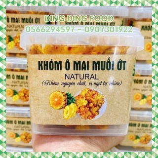 Khóm ô mai muối ớt 300g| ăn vặt| mứt khóm chua ngọt kèm muối ớt| khóm sấy dẻo - ding ding food