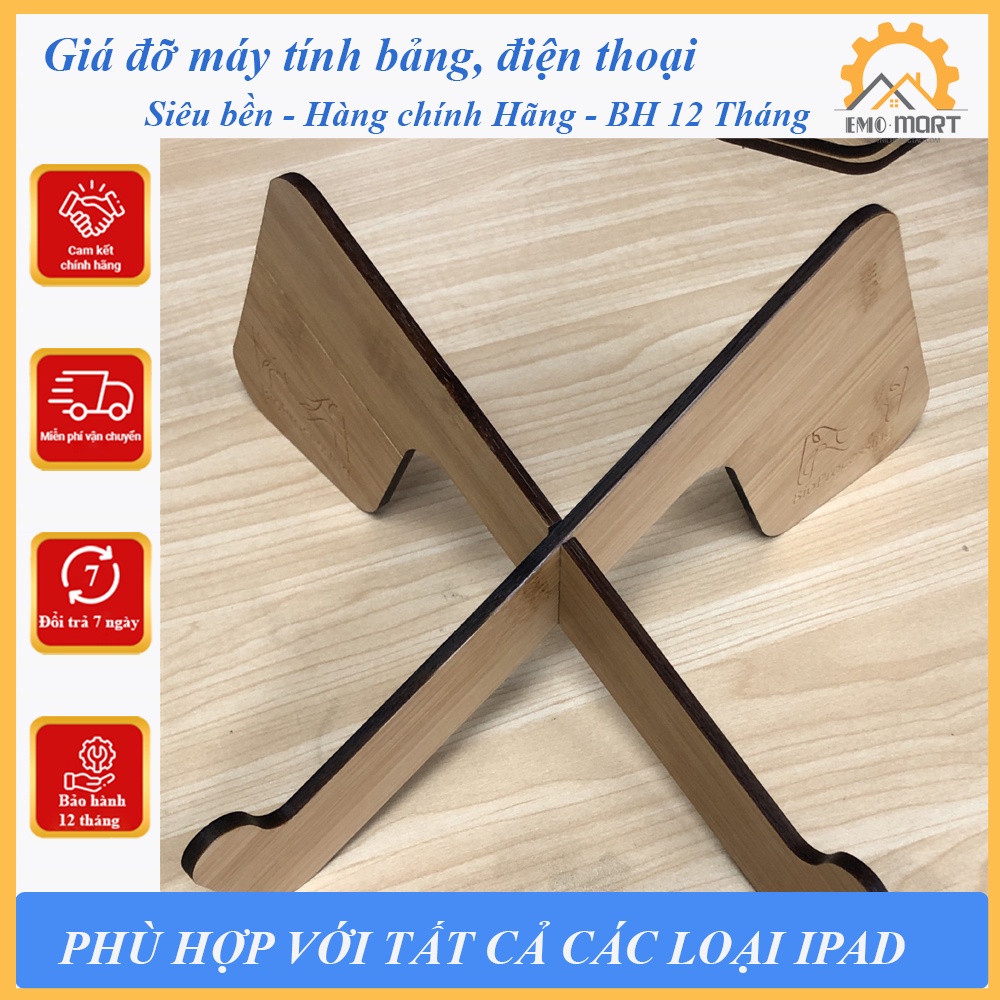 ⚡SIÊU RẺ⚡GIÁ ĐỠ ĐIỆN THOẠI - IPAD BẰNG GỖ⚡ CHẤT LIỆU TRE, GỖ TỰ NHIÊN - GỌN NHẸ