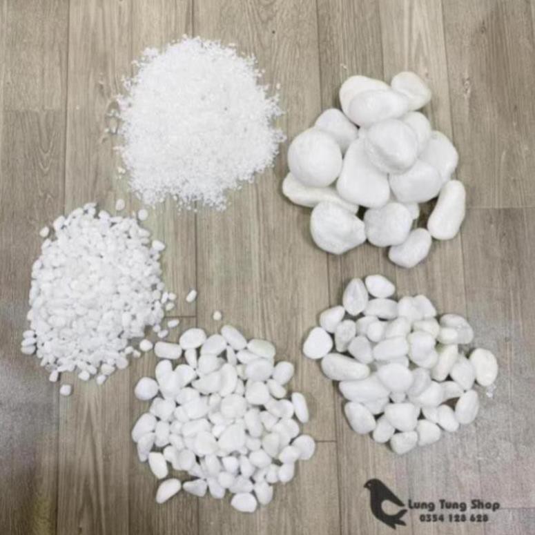 Đá sỏi trang trí sân vườn , hồ cá