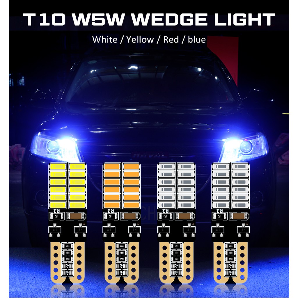 Chip Đèn LED T10 194 W5W 4014 DRL 24-SMD 4014 Chuyên Dụng Cho Xe Hơi