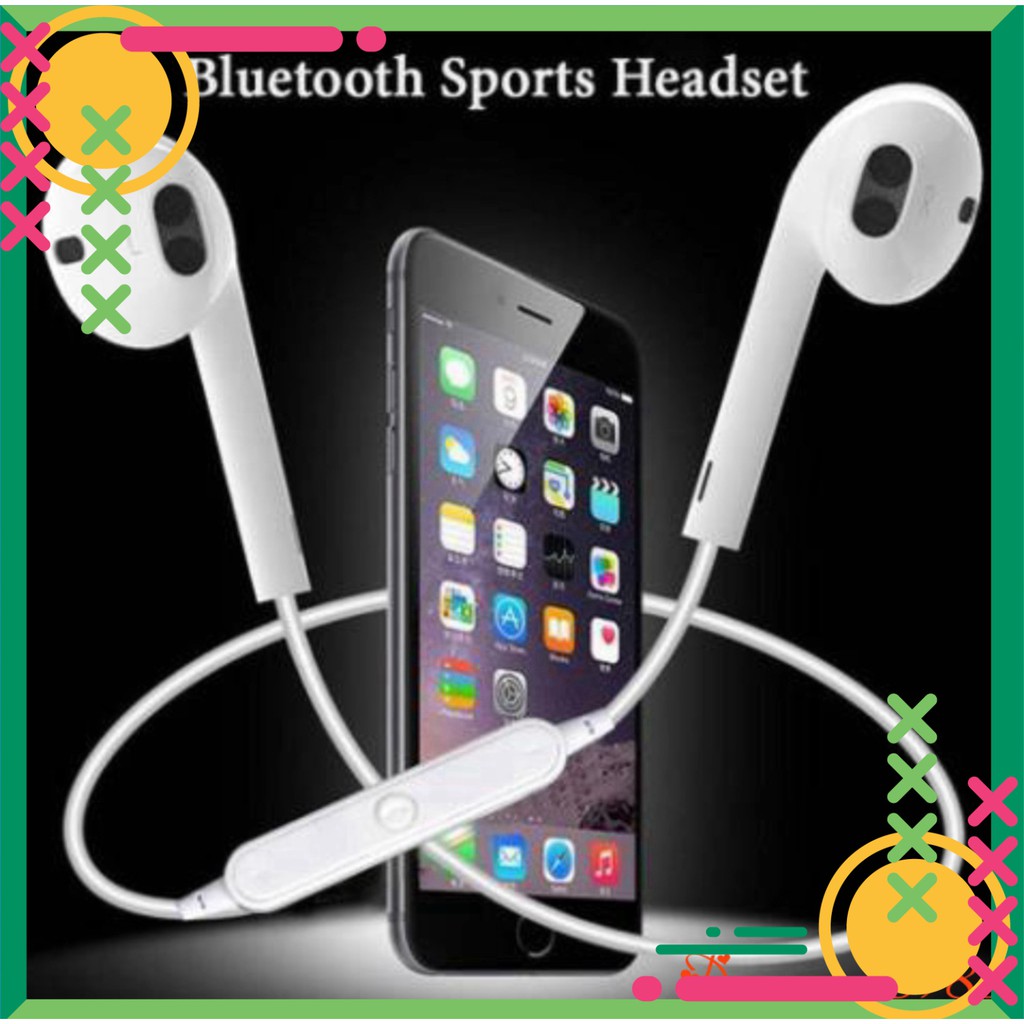 [FREE SHIP] 💥[GIÁ HỦY DIỆT]💥Tai nghe bluetooth thể thao không dây S6 ĐẸP- NHỎ GỌN- ÂM THANH CỰC HAY 💥SIÊU RẺ💥