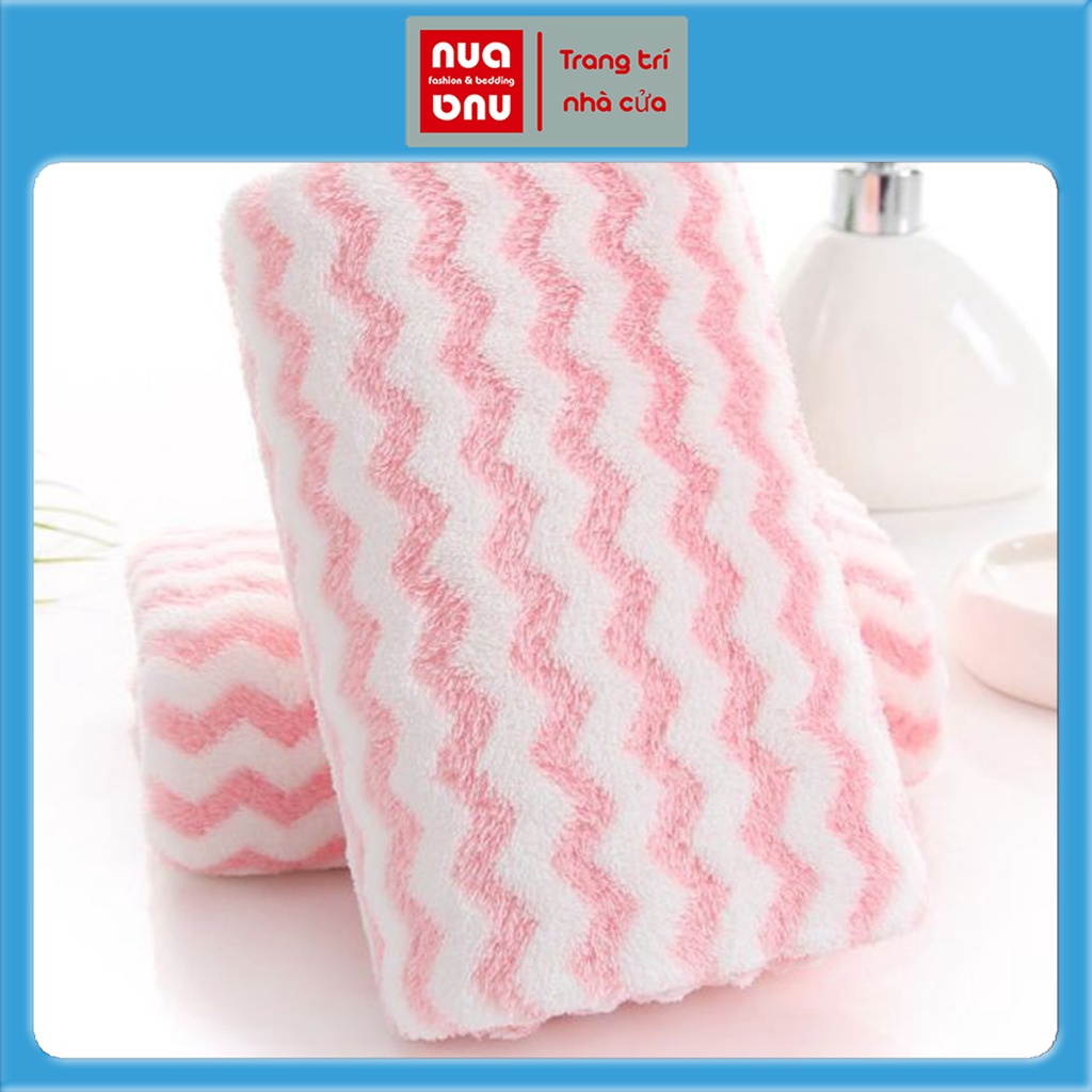 [ COMBO 2 CHIẾC ] Khăn mặt lông mềm mịn xuất Hàn 30x50cm nhiều màu