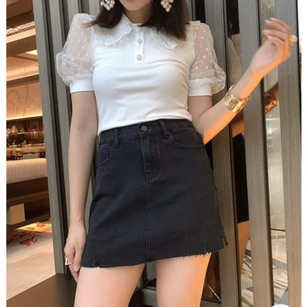 12.12 Xả - Chân Váy Cạp Cao Qua Rốn Có Quần Trong - Quần Váy Jeans Size Đại Y88 ' 2021 . ᴬ | BigBuy360 - bigbuy360.vn