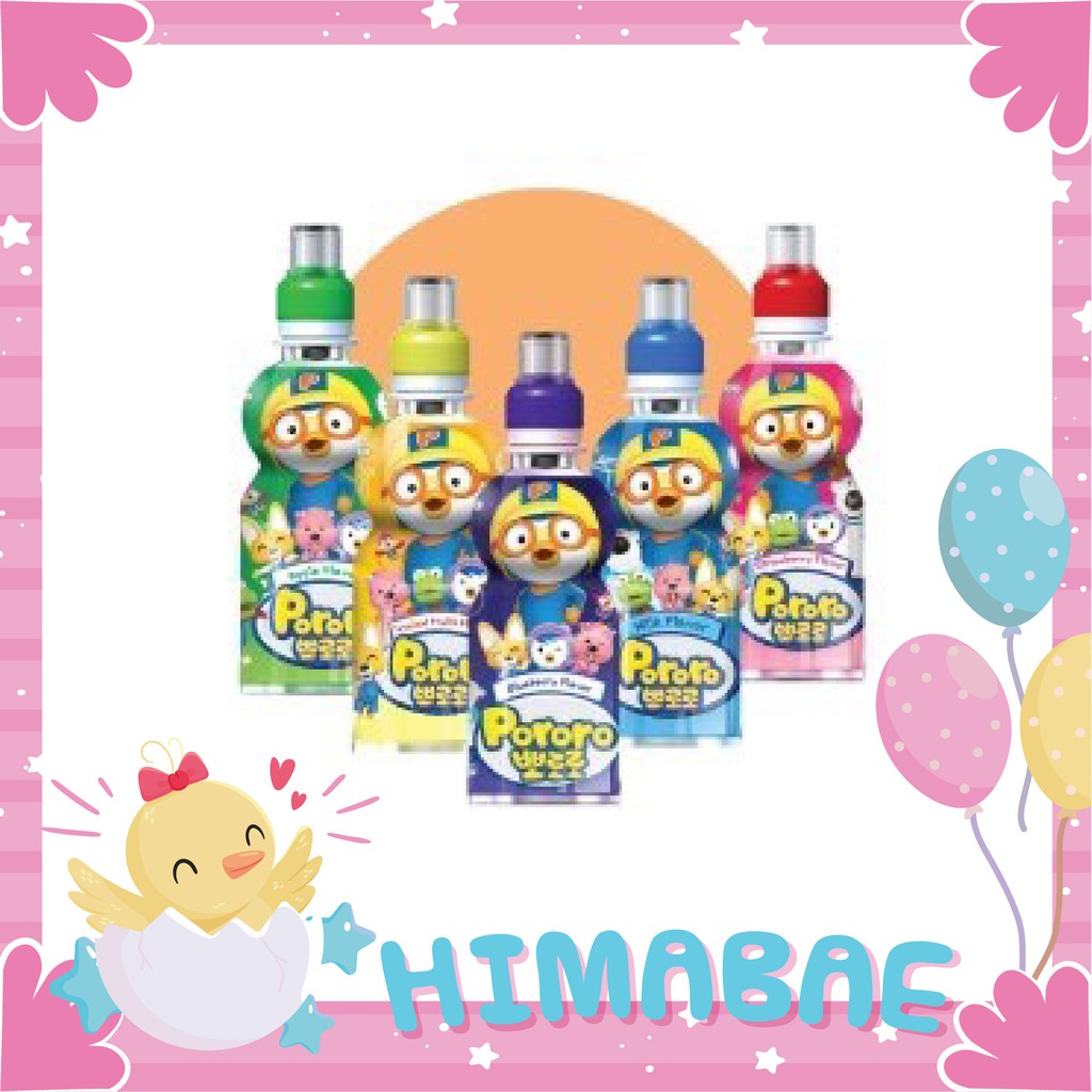 NƯỚC UỐNG PORORO TRÁI CÂY CÁC VỊ - 235ML