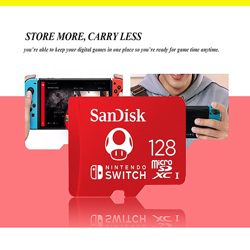 Thẻ Nhớ sandisk microsd 512gb Cho Máy Chơi Game nintendo switch