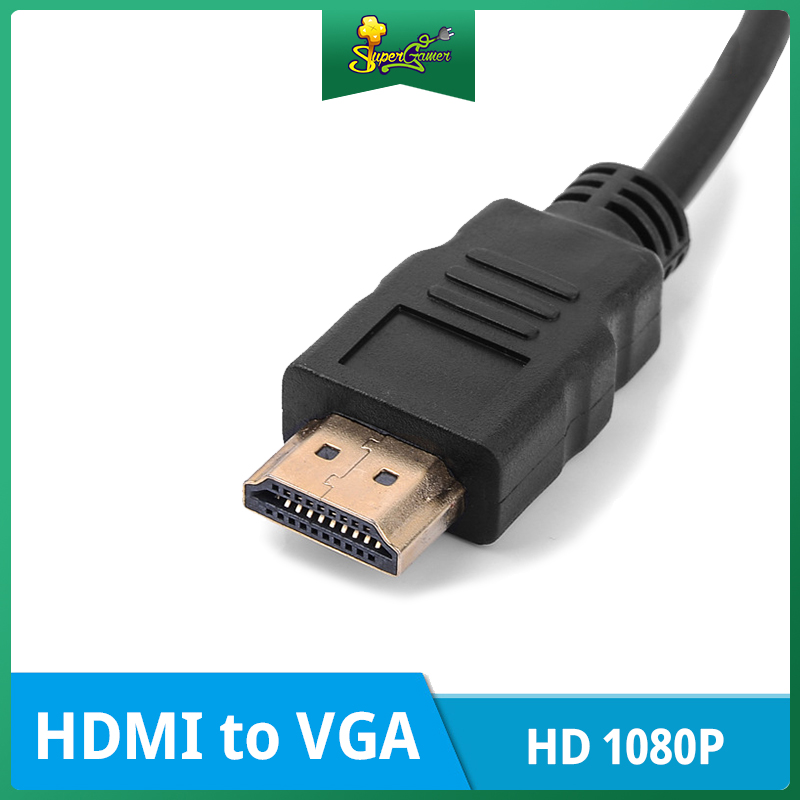 Cáp chuyển đổi HDMI sang VGA hỗ trợ full HD 1080P chất lượng cao