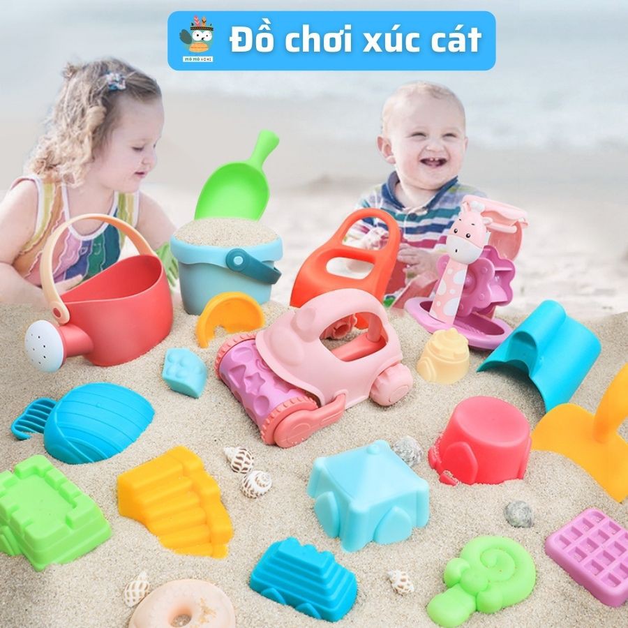 Đồ Chơi Xúc Cát, bộ đồ chơi đi biển cho bé, Tiện lợi, hàng Cao Cấp