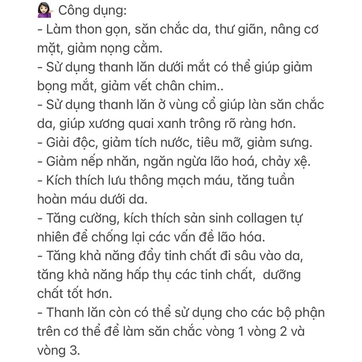 Thanh lăn massage mặt So rich