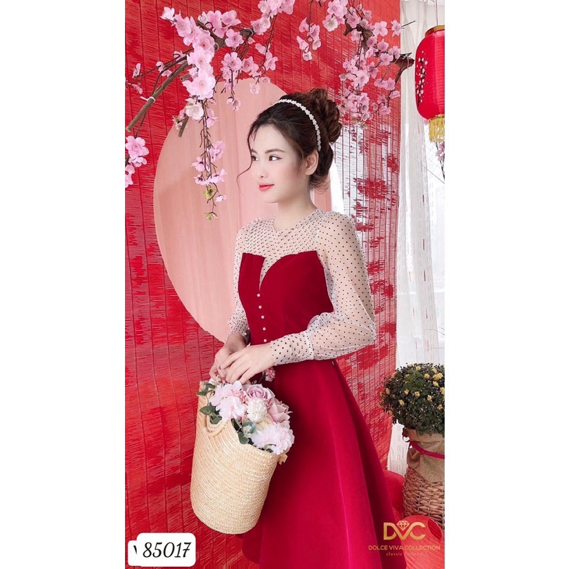 ĐẦM UMI PHỐI LƯỚI SIÊU XINH SIÊU XINH THỜI TRANG CỔ TRANG CHO CÁC NÀNG THỜI TRANG KOKO MI