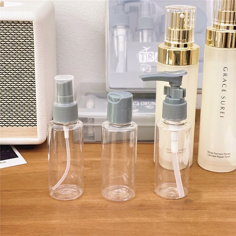 Bộ chiết mỹ phẩm 5 món tiện dụng khi đi du lịch, đi công tác