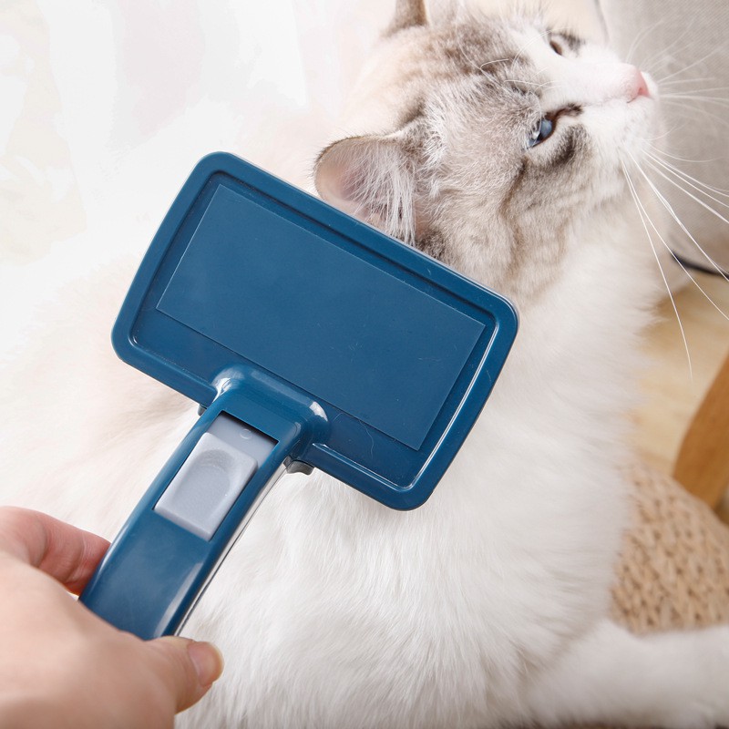 Lược Chải Lông Chó Mèo Tự Làm Sạch Thông Minh