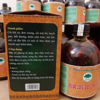 DƯỢC LIỆU XOA BÓP DIỆU PHƯƠNG