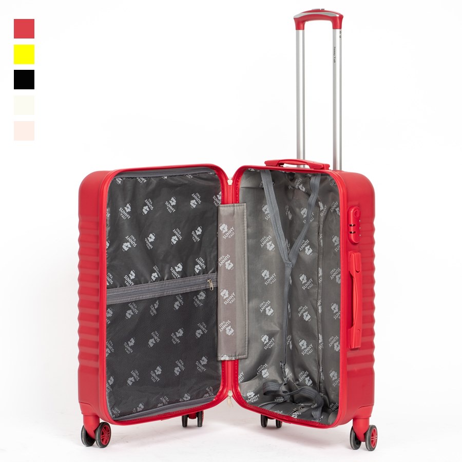 Vali kéo du lịch SUNNY SV05 size 20 - nhựa dẻo ABS, khóa số an toàn