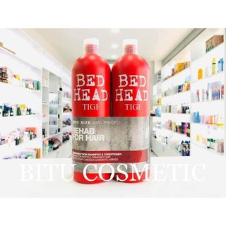 Cặp dầu gội - xả tigi bed head màu đỏ
