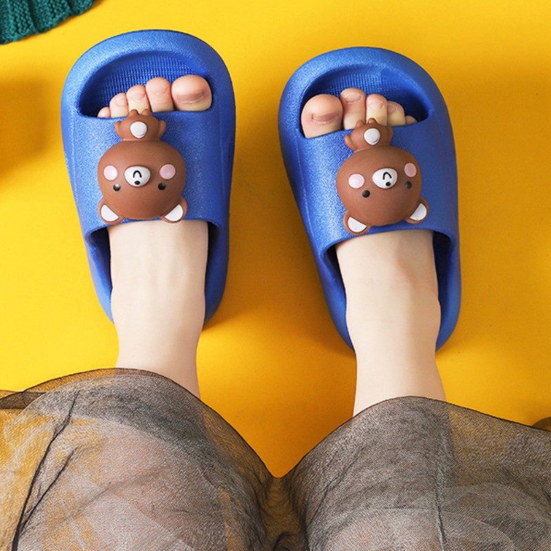♕ babyme ღ Giày sandal mềm đế chống trượt phong cách mùa hè dành cho bé trai và bé gái