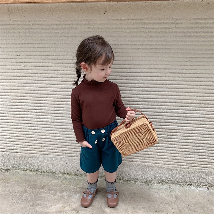 Áo kiểu tay dài cỡ 90-140 dành cho bé gái