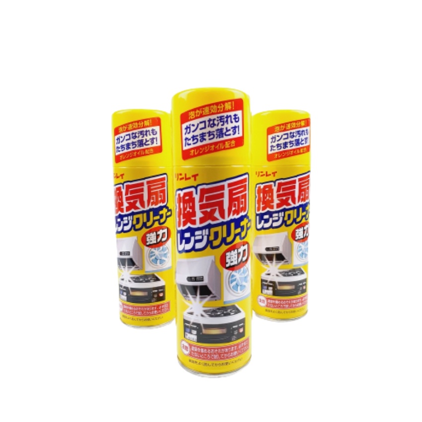 Xịt khử mảng bám dầu mỡ Rinrei 330ml Nhật Bản siêu sạch