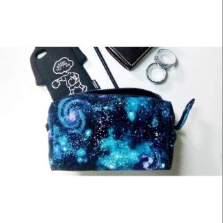 Hộp bút vải Galaxy xanh